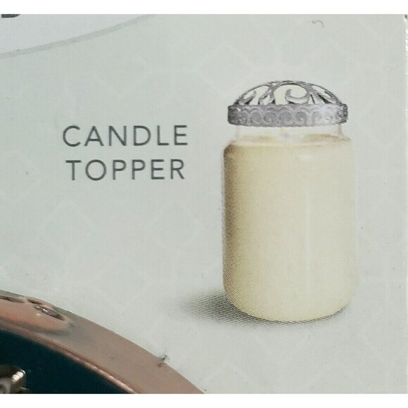 New Skull Roses Illuma Lid Topper Yankee Candle Phantasmagoria Gothic Halloween - Picture 7 of 7